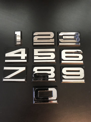 Nameplate Numbers 0-9
