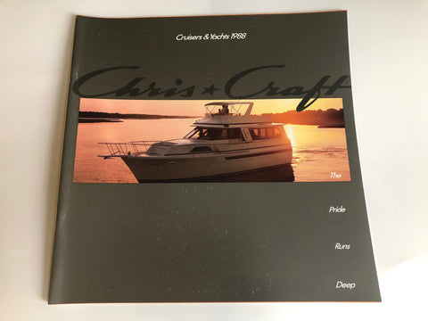 1988 Chris Craft Cruisers and Yachts Brochure