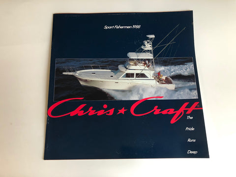 1988 Chris Craft Sport Fishermen Brochure