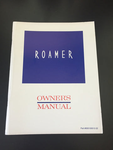Chris Craft "Roamer" Owner's Manual