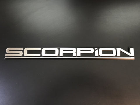 Nameplate, Scorpion 1.5" x 15.25"