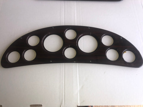 Panel, gauge, rosewood for 26 Crowne and 26 Express