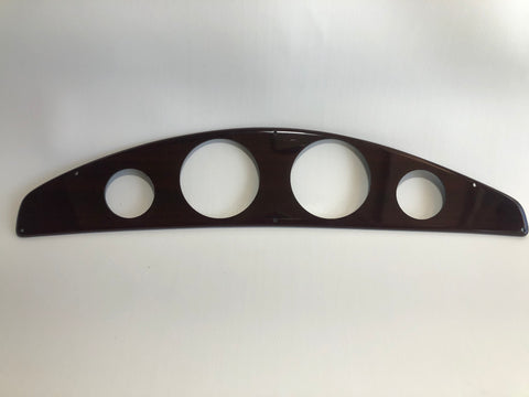 Panel, gauge, rosewood, for 190 bowrider