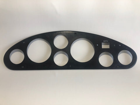 Gauge Panel, carbon fiber look, for 23, 21, 19 Concepts